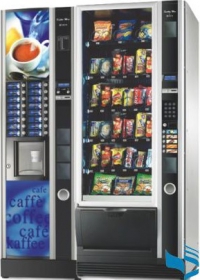 Комбинированный вендинговый автомат Necta KIKKO MAX ES6 (с помпой) + SNAKKY MAX 7-36, Сити Вендинг, Белгород