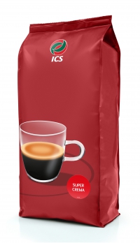 ICS Кофе в зернах «Super Crema» 1000 г. (80% - Арабика, 20% - Робуста), СиТи Вендинг, Белгород