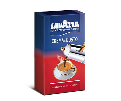 Кофе молотый Lavazza Crema e Gusto (A 30%) 250 г, СиТи Вендинг, Белгород